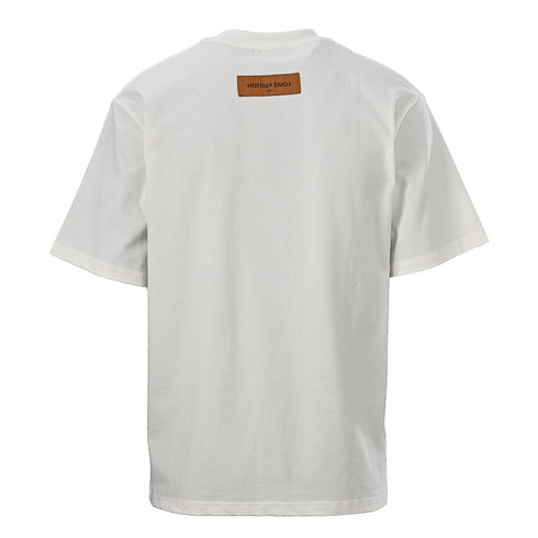 Louis Vuitton Gradient Shoulder-Letter Short-Sleeve T-Shirt