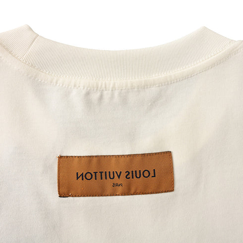 Louis Vuitton Gradient Shoulder-Letter Short-Sleeve T-Shirt