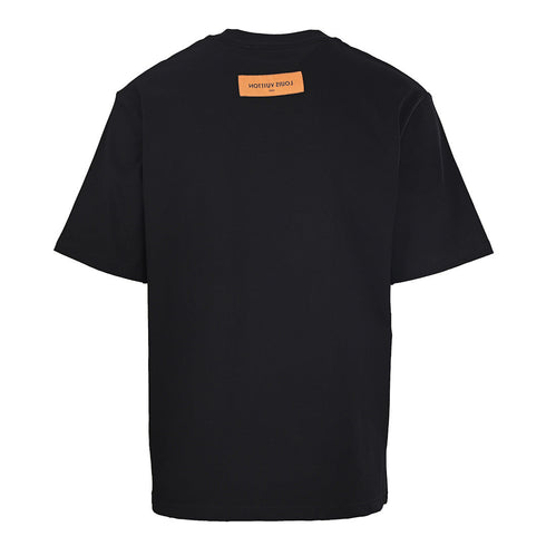 Louis Vuitton Gradient Shoulder-Letter Short-Sleeve T-Shirt