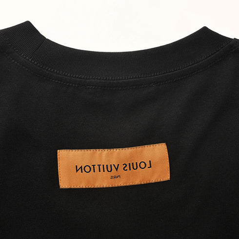 Louis Vuitton Gradient Shoulder-Letter Short-Sleeve T-Shirt