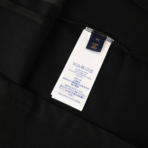 Louis Vuitton Gradient Shoulder-Letter Short-Sleeve T-Shirt