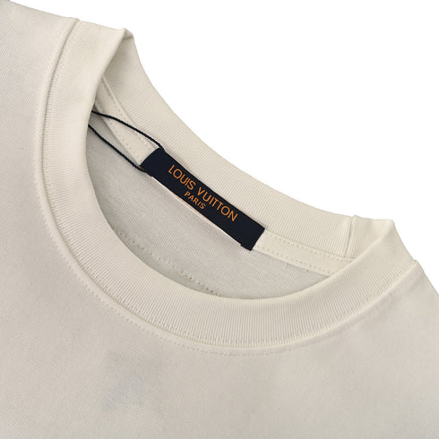 Louis Vuitton Beaded Crew-Neck Short-Sleeve T-Shirt