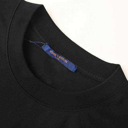 Louis Vuitton "Cloud" Monogram Short-Sleeve T-Shirt with Large Foam-Print Lettering