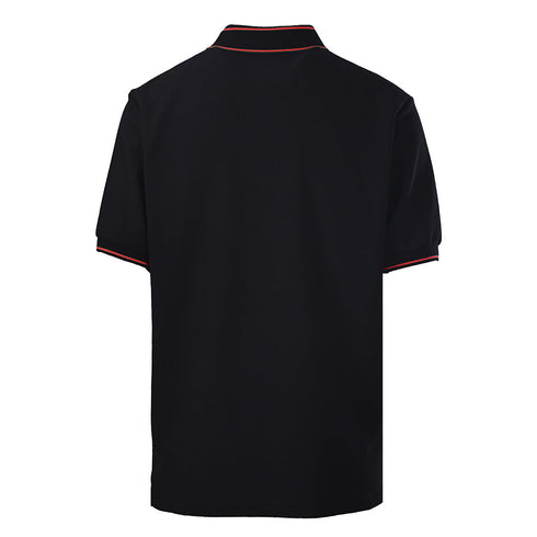GUCCI Ribbed Jacquard Short-Sleeve Polo Shirt