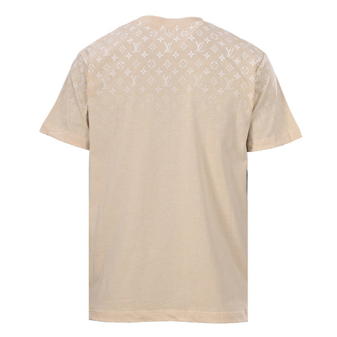 Louis Vuitton Gradient Shoulder-Letter Short-Sleeve T-Shirt