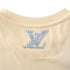 Louis Vuitton Blue Short-Sleeve T-Shirt with Knitted Embroidery