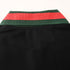 GUCCI Red and Green Web Embroidered Polo Shirt