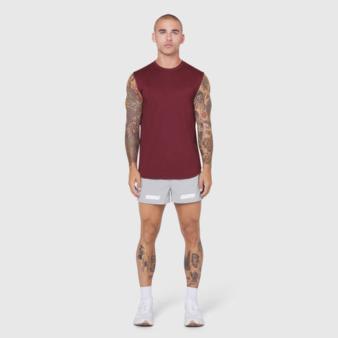 0757. AeroSilver® Cutoff Tank - Crimson
