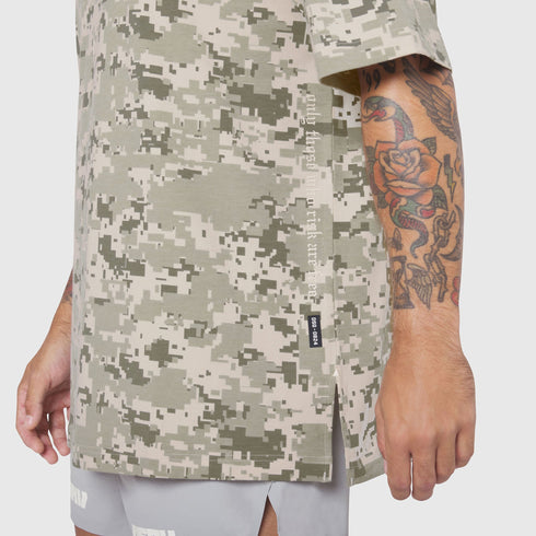 0824. Supima® Oversized Tee - Digital Camo