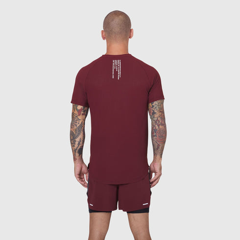 0948. Laser-Vent™ Established Tee - Crimson