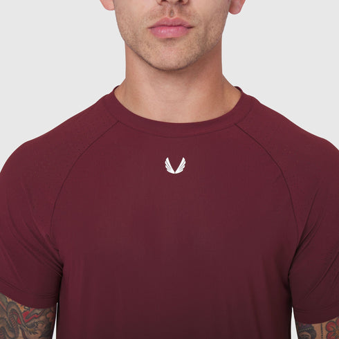 0948. Laser-Vent™ Established Tee - Crimson