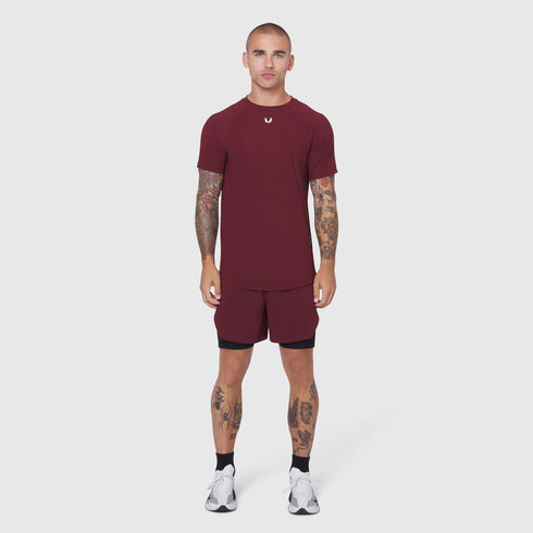 0948. Laser-Vent™ Established Tee - Crimson
