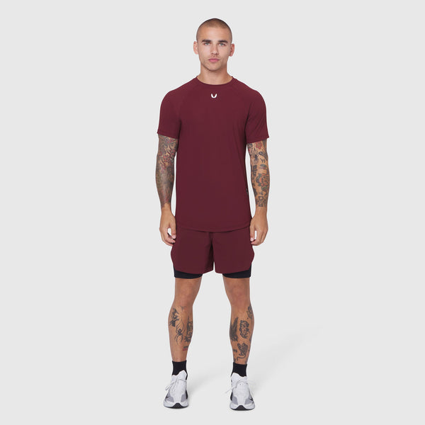 0948. Laser-Vent™ Established Tee - Crimson