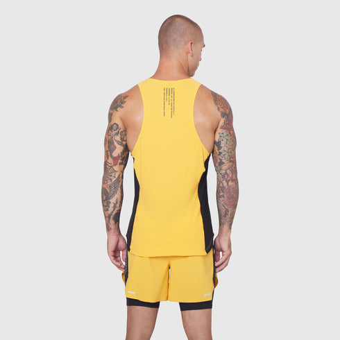 0949. Laser-Vent™ Singlet Tank - Amber/Black