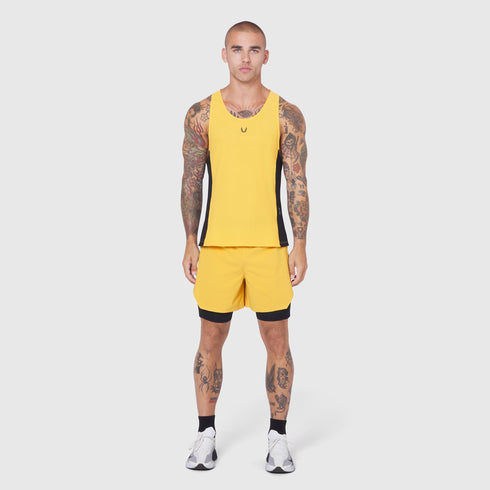 0949. Laser-Vent™ Singlet Tank - Amber/Black