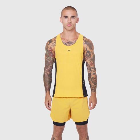 0949. Laser-Vent™ Singlet Tank - Amber/Black