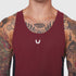 0949. Laser-Vent™ Singlet Tank - Crimson/Black
