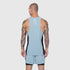 0949. Laser-Vent™ Singlet Tank - Light Sky/Black