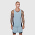 0949. Laser-Vent™ Singlet Tank - Light Sky/Black