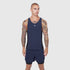 0949. Laser-Vent™ Singlet Tank - Navy/Black