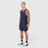 0949. Laser-Vent™ Singlet Tank - Navy/Black