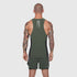 0949. Laser-Vent™ Singlet Tank - Olive/Black