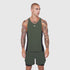 0949. Laser-Vent™ Singlet Tank - Olive/Black