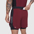 0953. Aerotex™ Hybrid Liner Short - Crimson/Black
