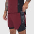 0953. Aerotex™ Hybrid Liner Short - Crimson/Black