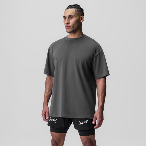 0824. Supima® Oversized Tee - Raven