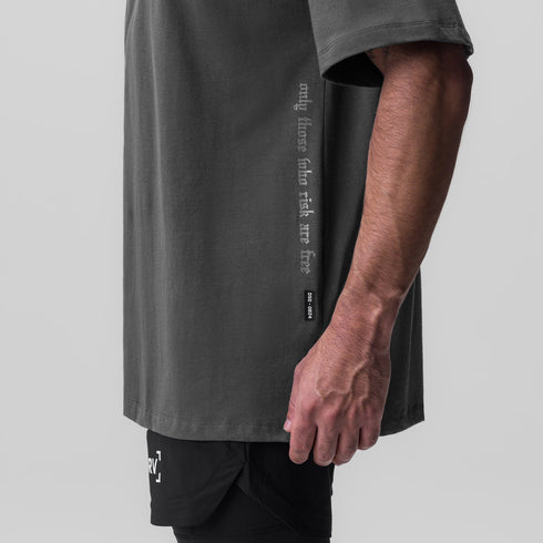 0824. Supima® Oversized Tee - Raven