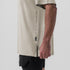 0824. Supima® Oversized Tee - Sand Smoke