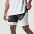 0865. Tetra-Lite® 5" Liner Short - Space Grey "Bracket"/White
