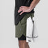0865. Tetra-Lite® 5" Liner Short - Olive "Wings"/Black