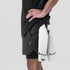 0865. Tetra-Lite® 5" Liner Short - Space Grey "Wings"/Black