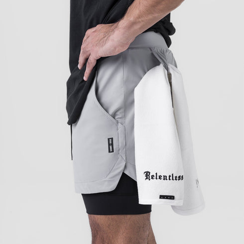 0865. Tetra-Lite® 5" Liner Short - Slate Grey "Wings"/Black