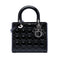 Lady Dior Bag Cannage Quilt Patent Medium