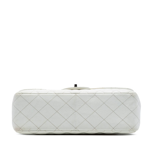 Classic Double Flap Bag Quilted Caviar Jumbo
