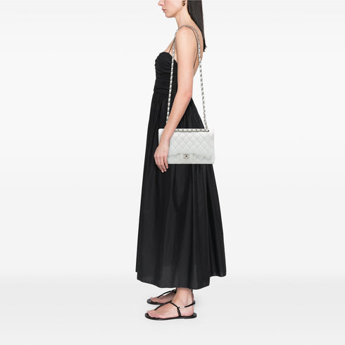 Classic Double Flap Bag Quilted Caviar Jumbo
