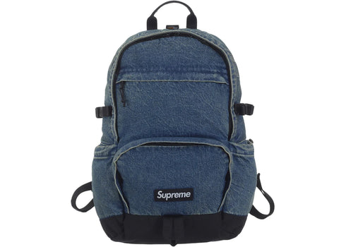 Supreme Denim Backpack Washed Indigo