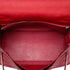 Kelly Handbag Red Togo with Palladium Hardware 28