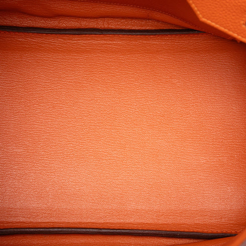 Birkin Handbag Orange Togo with Gold Hardware 35