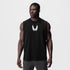 0807. Tech Essential™ Relaxed Cutoff - Black "Motion Blur"