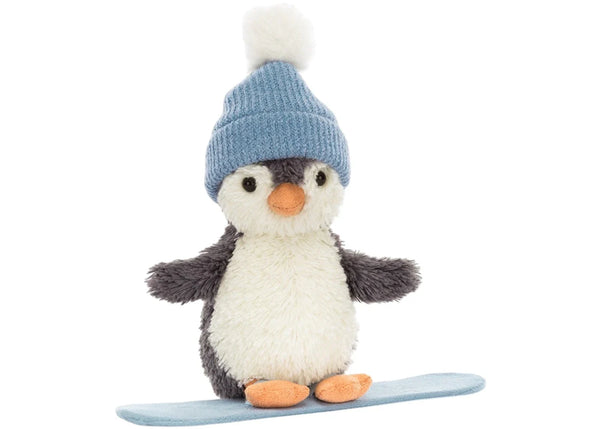 Jellycat Peanut Penguin Snowboarding Plush