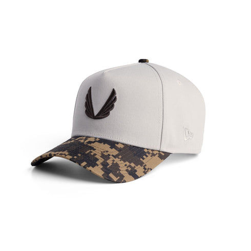 New Era® 9Forty® A-Frame Hat - Stone/Brown Digital Camo Two Tone