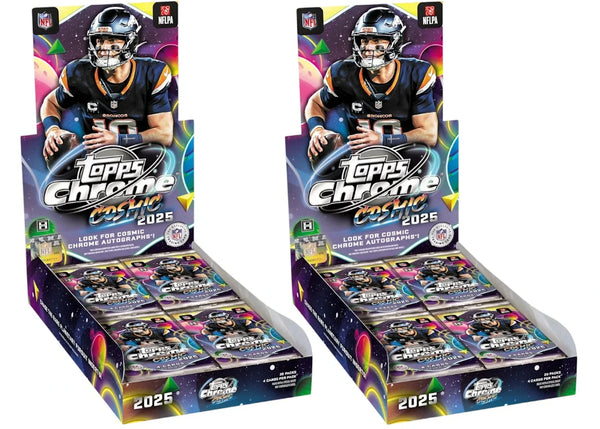 2025 Topps Cosmic Chrome Football Hobby Box 2x Lot