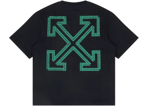 OFF-WHITE Tape Arrow Skate Fit Tee Black
