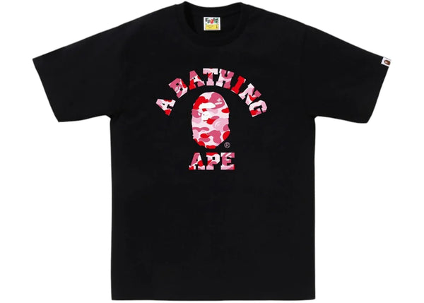 BAPE ABC Camo College (SS25) Tee Black/Pink