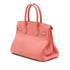 Birkin Handbag Pink Clemence with Palladium Hardware 30