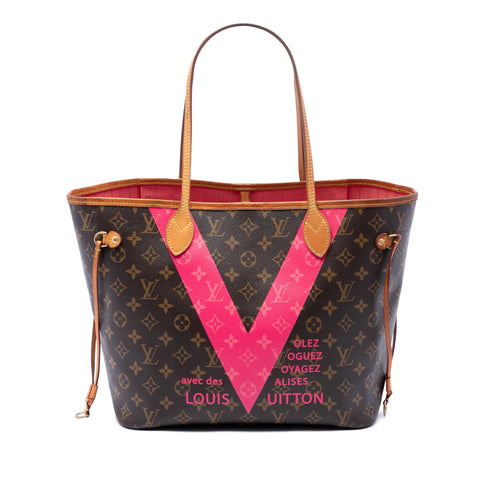 Neverfull NM Tote Limited Edition V Monogram Canvas MM
